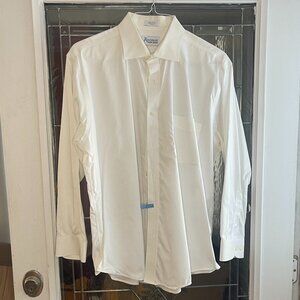 Adonis Mens Dress Shirts Non Iron Long Sleeve Size 16 1/2 32-33 2Ply